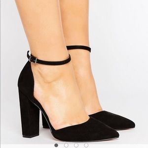 ASOS DESIGN Penalty pointed high heels